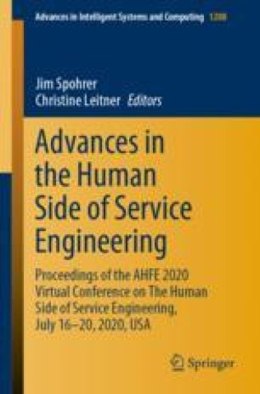 Advances in the Human Side of Service Engineering (2020) — Springer